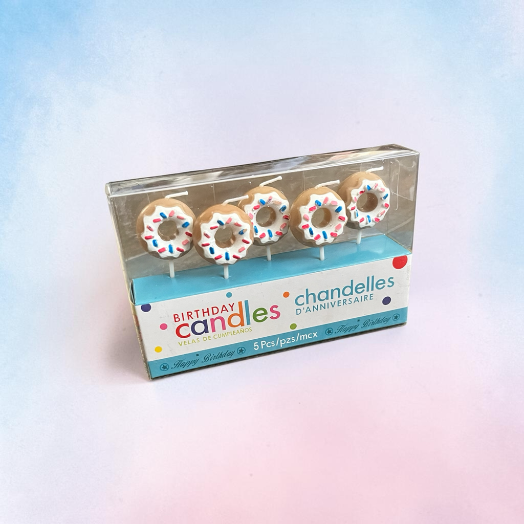 Doughnut candles