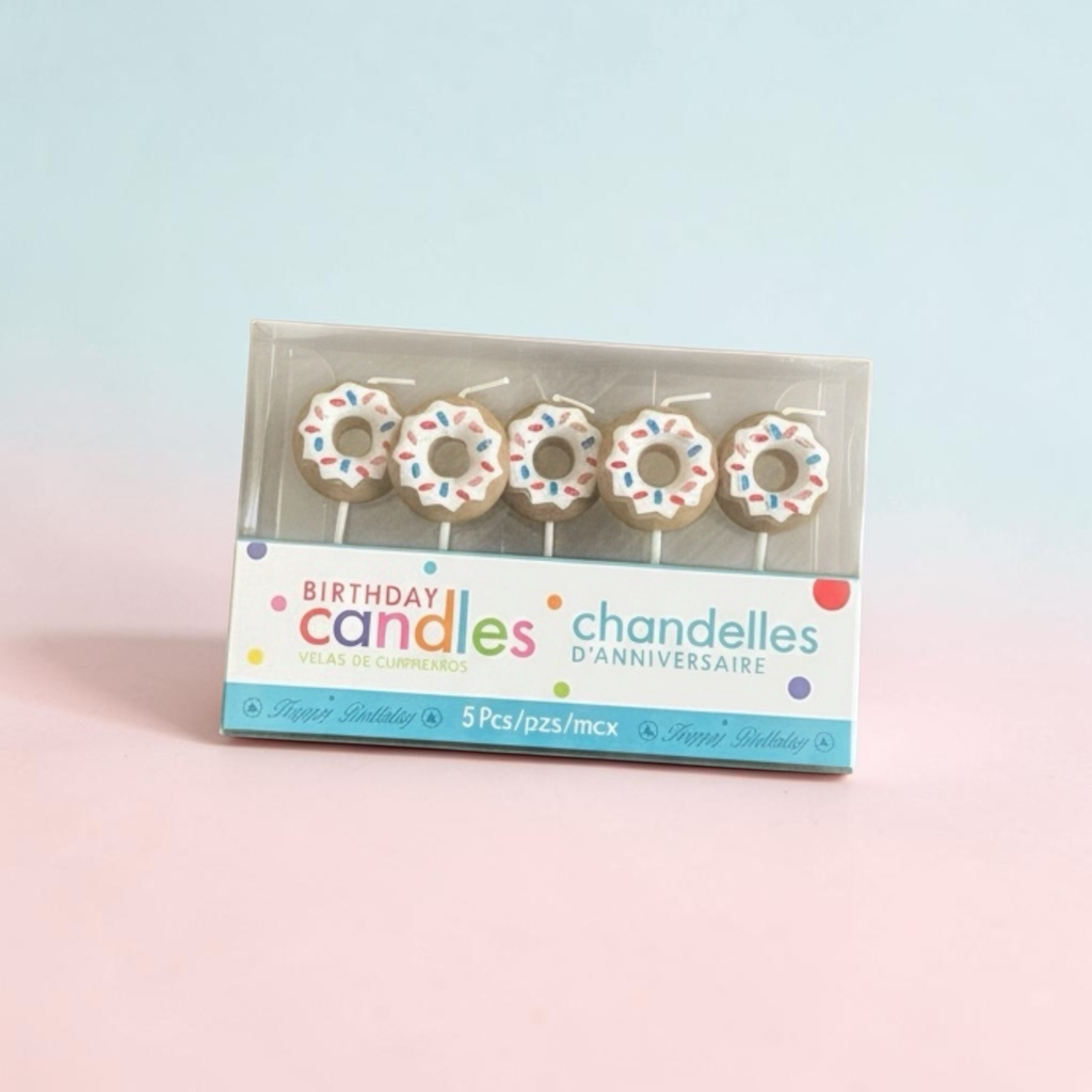 Doughnut candles