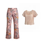 Lace flowers pajamas